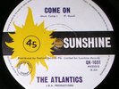 1960s Aussie Garage 45 THE ATLANTICS Come On - SUNSHINE