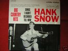 LP-Hank Snow-Big Country Hits-Songs I Hadn´t Recorded