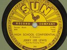 JERRY LEE LEWIS rare 1958 Sun 78 High School Confidenti
