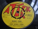 SIDNEY GEORGE & JACKIE UK ATTACK 45 1974 REGGAE FEVER