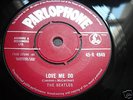THE BEATLES  LOVE ME DO ORIG U.K RED LABEL 1st  PRESS