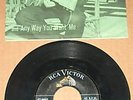 Elvis Presley 45 Record 47-6643 Love Me Tender Green