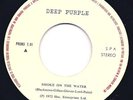 DEEP PURPLE - SMOKE ON THE WATER 7/45 PORTUGAL PROMO EX