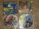 4 Iron Maiden Albums Vinyl including 2 picture Disks