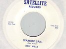 DON WILLIS - Warrior Sam / Boppin' High School Baby 45