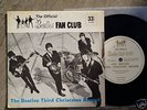 1965 beatles fan club third christmas record flexi disc