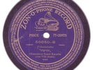Obercantor SAWAL KWARTIN Jehi Ruzon 1908 ZON-O-PHONE