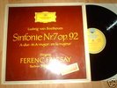 FRICSAY *Beethoven No7* Ger DGG 138757 RED-STEREO LP M-