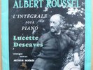 LUCETTE DESCAVES piano ROUSSEL French VERSAILLES 2 LP