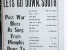 LETS GO DOWN SOUTH 1953 Orig  BLUES LP very RARE