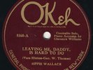 Sippie Wallace and C. Williams on race Okeh - EE-