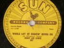 JERRY LEE LEWIS  SUN 267  WHOLE LOTTA SHAKIN  78 RPM VG