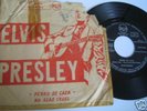 ELVIS PRESLEY HOUND DOG RED & WHITE COVER SPAIN 45 LOOK