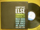 CANNONBALL ADDERLEY Somethin' Else BLUE NOTE 1595 W63rd