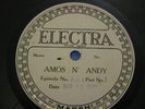 1929 Amos N' Andy Electra Radio Transcription