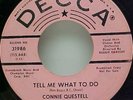 DJ 45 Record Connie Questell The Girl Can't Take It