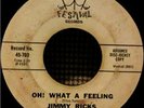 Northern Soul 45: JIMMY RICKS - Oh What a Feeling *HEAR