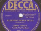 78 - Jimmie Gordon - Bleeding Heart Blues Decca 7536 E