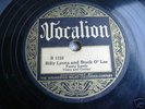 78 Vocalion Rare Label Blues FURRY LEWIS A-B 1132