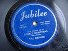78 Jubilee Rare Label DOO WOP Christmas THE ORIOLES