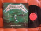RARE METALLICA GREEN RIDE THE LIGHTNING LP + CONCERT