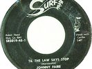 RARE Rockabilly Bop Garage JOHNNY FAIRE SURF 45 #5019