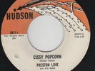 PRESTON LOVE soul funk 45 HUDSON “Cissy Popcorn”  HEAR