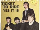 Beatles Ticket to Ride 45 and PICTURE SLEEVE VG