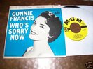 CONNIE FRANCIS  MINT- PICTURE CVR EP  WHO'S SORRY NOW