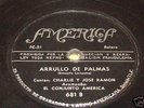 CHARLIE Y JOSE EL CONJ AMERICA-ARRULLO DE PALMAS (1072)