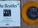 THE BEATLES MEET THE BEATLES COMPACT 33 GOLD VINYL/PS