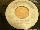 Bettye Jean Plummer 45rpm You Don't Know BELL