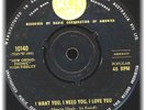 ELVIS PRESLEY I WANT YOU I NEED YOU ORIG GOLD RCA OZ 45