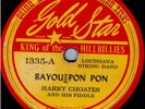 CAJUN - Harry Choates, Bayou Pon Pon, GoldStar 1335  E+