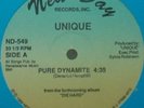 LISTEN** UNIQUE - PURE DYNAMITE / AXE MANIAC (EX+/NM-)