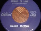 WANDA JACKSON-FUNNEL OF LOVE '61 ORIG. MOD/SOUL 45 VG++