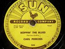 1956 Carl Perkins Rockabilly Sun 78 Boppin The Blues