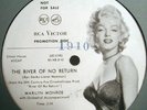 21) 78 RPM  MARILYN MONROE  RCA VICTOR PIC LABEL PROMO