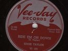 EDDIE TAYLOR Ride Em On Down BLUES 78 VEE JAY 185