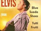 ELVIS PRESLEY 45 RPM  BLUE SUEDE SHOES YEAR-COVER 1956