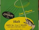 LONDON- BACH: CELLO SUITE #3 -ENRICO MAINARDI