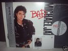 Michael Jackson Bad Japan LP STAINED GLASS POSTCARD NM