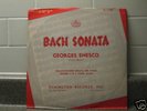 GEORGES ENESCO BACH SONATA REMINGTON 10