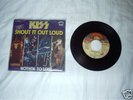 KISS - shout it out loud live  7´ Germany  Single