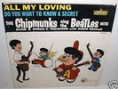 Chipmunks ALL MY LOVING Picture Sleeve ONLY Beatles