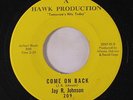 JAY R. JOHNSON: Come On Back 45 rare Soul