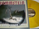 Rammstein Live Amsterdam rare LP YELLOW VINYL