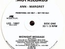 ANN MARGRET - MIDNIGHT MESSAGE 1980 Cosmic Killer PROMO