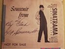 Frank Sinatra Latimer Cafe Souvenir Atlantic City 1962