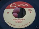 Rare Doo Wop 45 Canadian Quality The Cellos NM Beauty